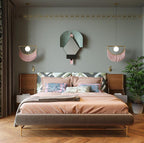 Esolia Fabric Pendant Light-Moonnatur