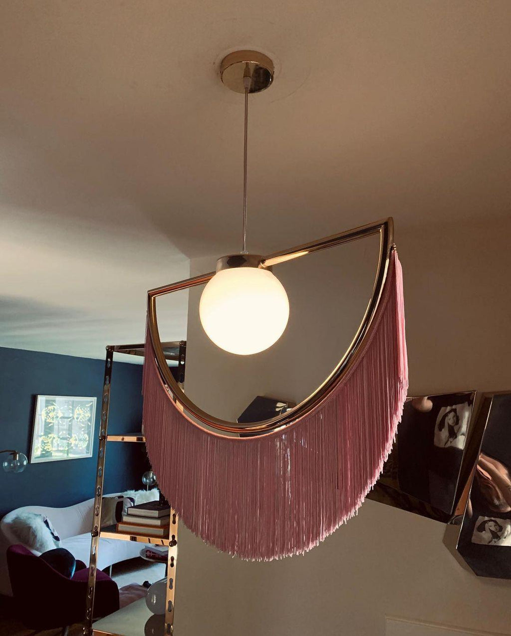 Esolia Fabric Pendant Light-Moonnatur