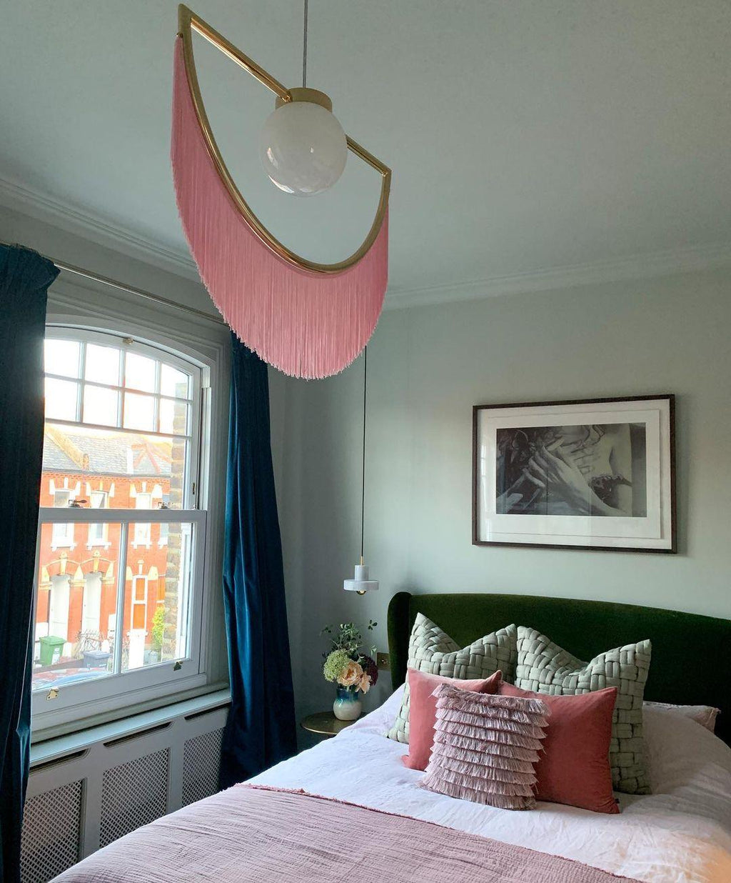 Esolia Fabric Pendant Light-Moonnatur