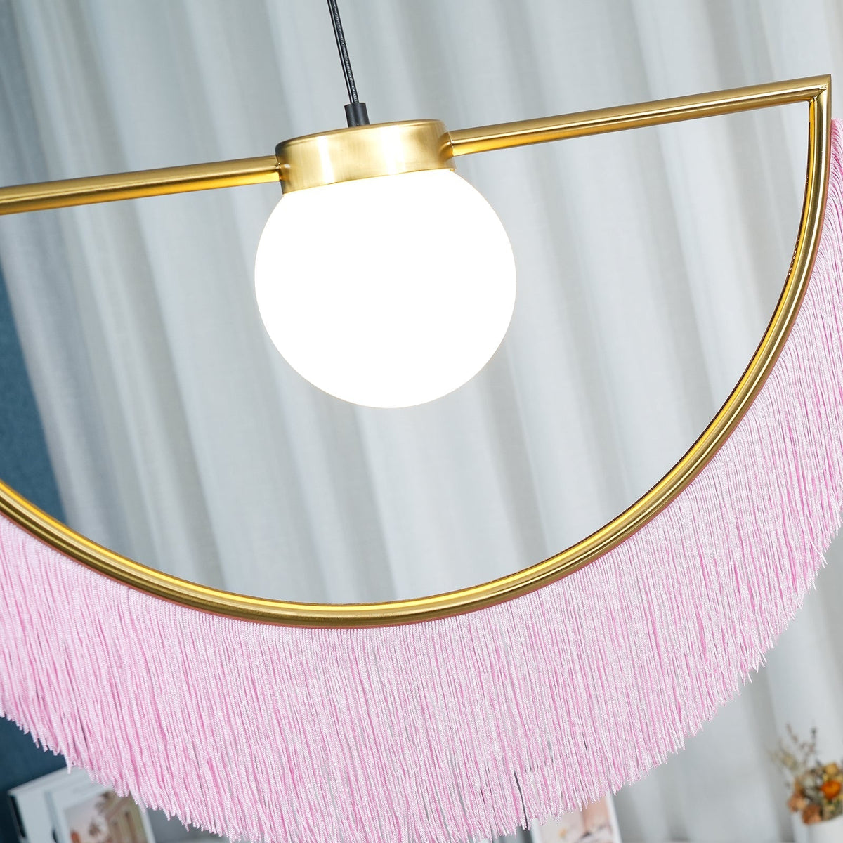 Esolia Fabric Pendant Light-Moonnatur