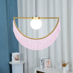 Esolia Fabric Pendant Light-Moonnatur