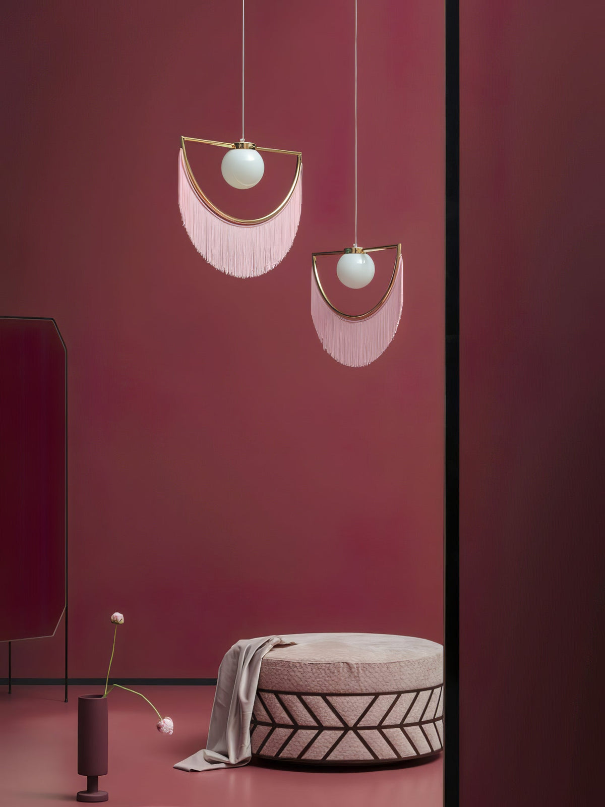 Esolia Fabric Pendant Light-Moonnatur