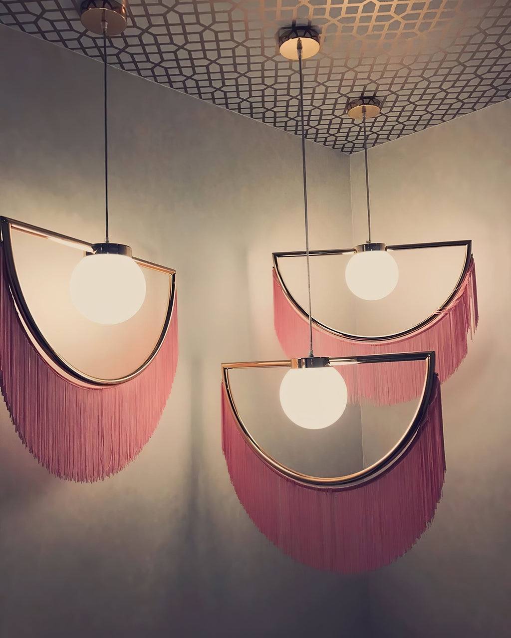 Esolia Fabric Pendant Light-Moonnatur