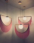 Esolia Fabric Pendant Light-Moonnatur