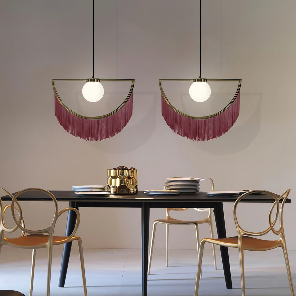 Esolia Fabric Pendant Light-Moonnatur