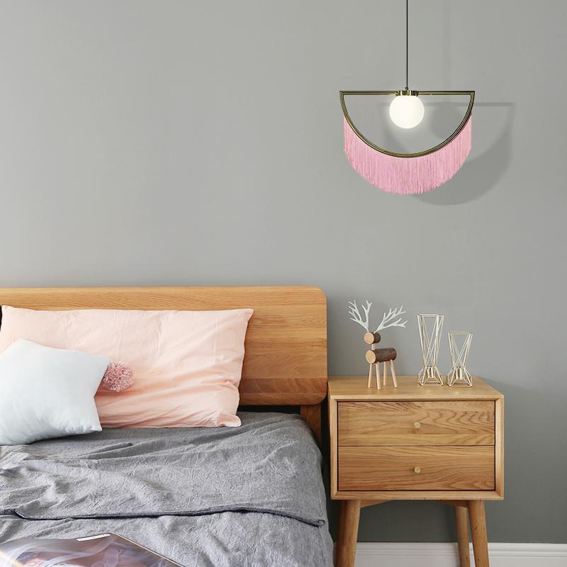 Esolia Fabric Pendant Light-Moonnatur