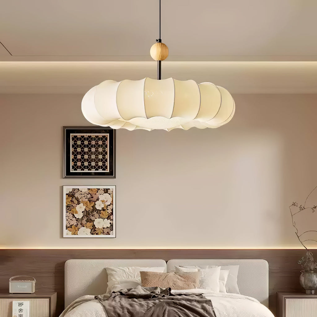 Tardenash Fabric Pendant Light-Moonnatur