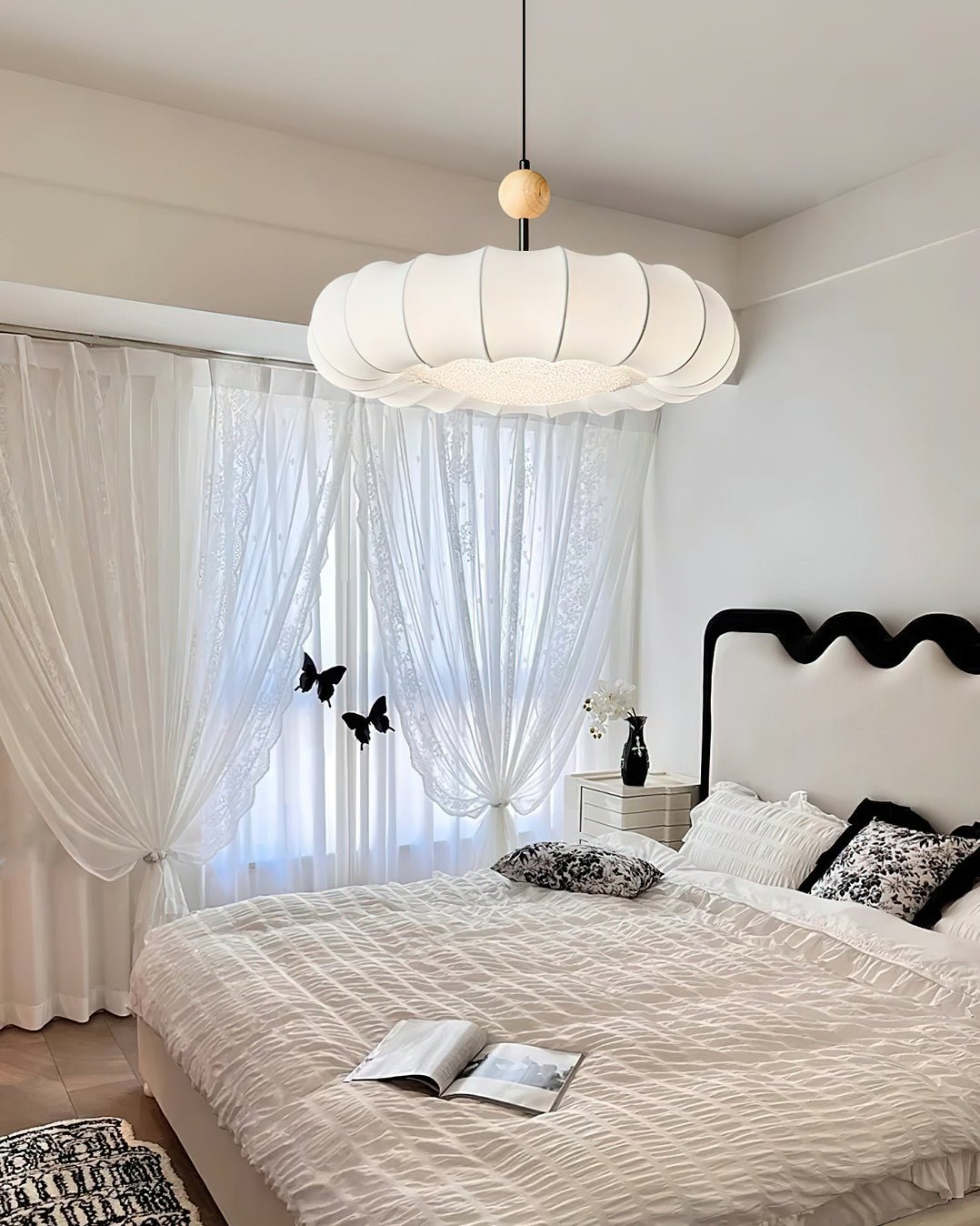 Jareniel Fabric Pendant Light-Moonnatur