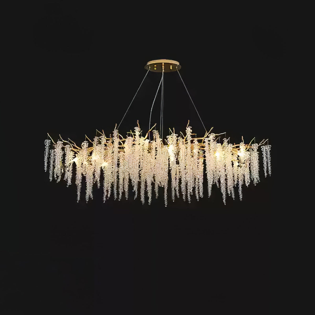 Briselle Glass Chandelier-Moonnatur