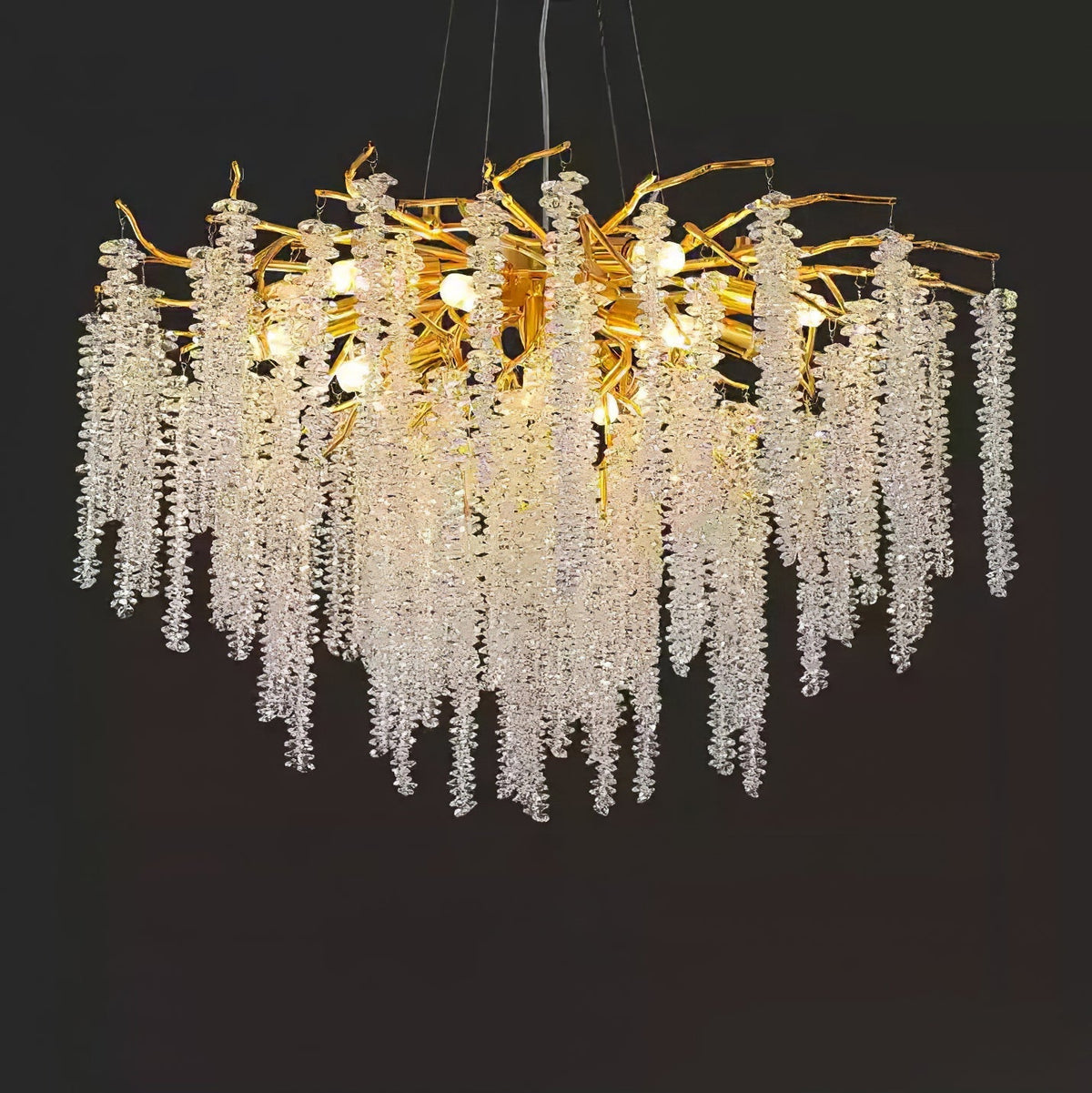 Briselle Glass Chandelier-Moonnatur