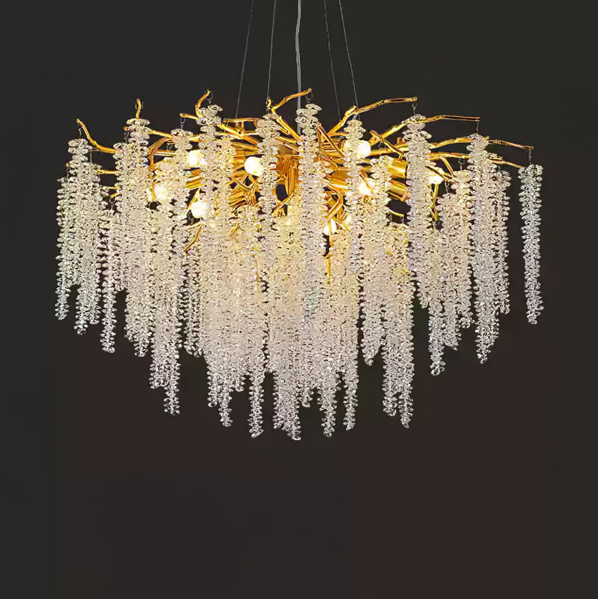Briselle Glass Chandelier-Moonnatur