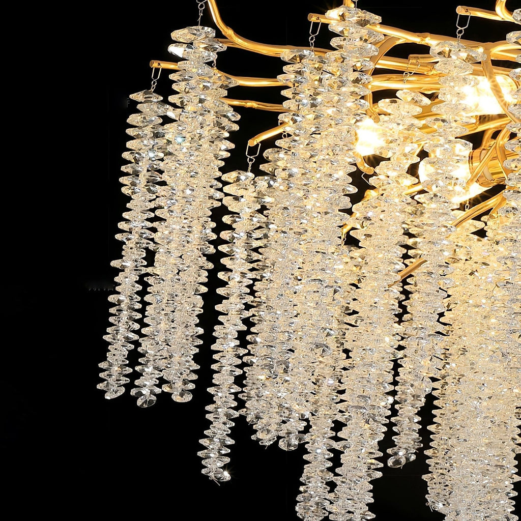 Briselle Glass Chandelier-Moonnatur