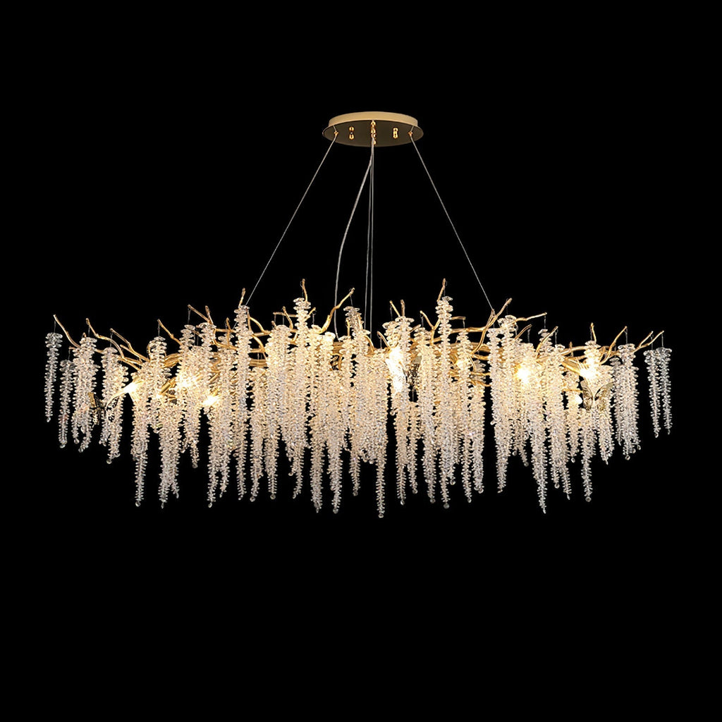 Briselle Glass Chandelier-Moonnatur