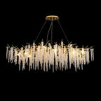Briselle Glass Chandelier-Moonnatur
