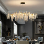 Briselle Glass Chandelier-Moonnatur