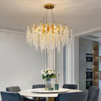 Briselle Glass Chandelier-Moonnatur