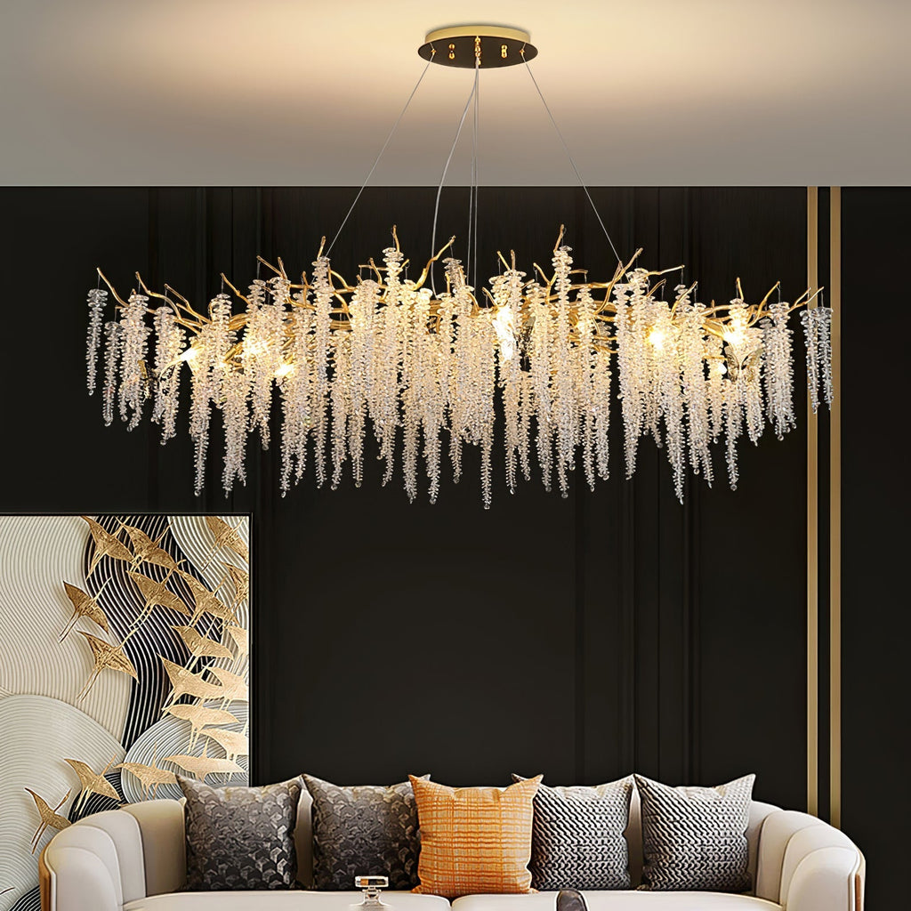 Briselle Glass Chandelier-Moonnatur