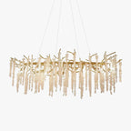 Briselle Glass Chandelier-Moonnatur
