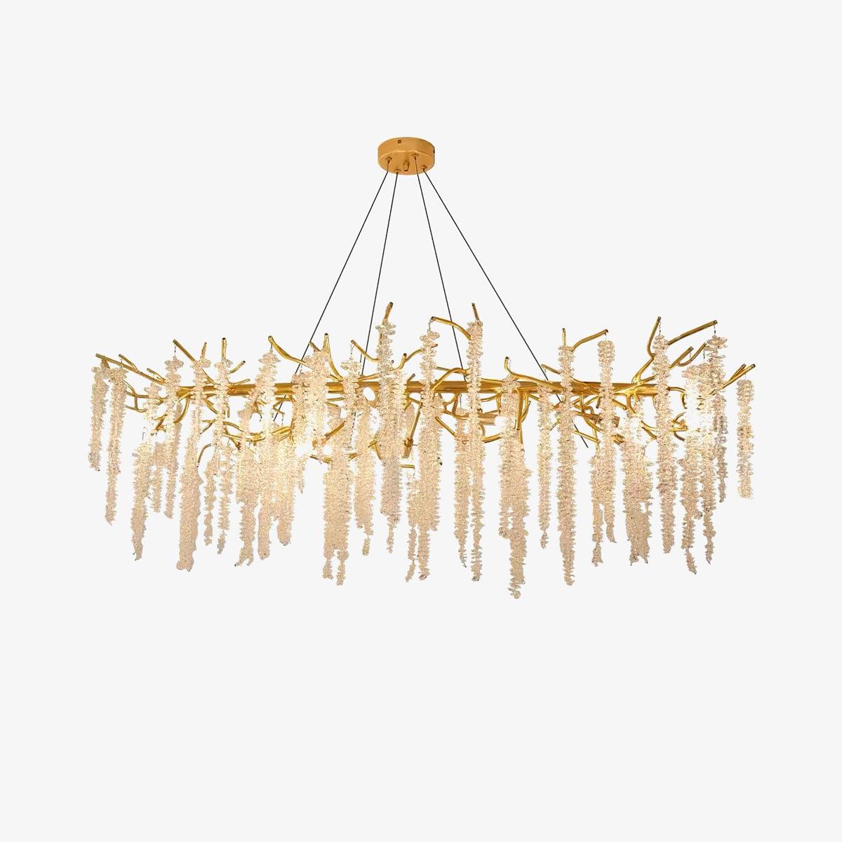 Briselle Glass Chandelier-Moonnatur