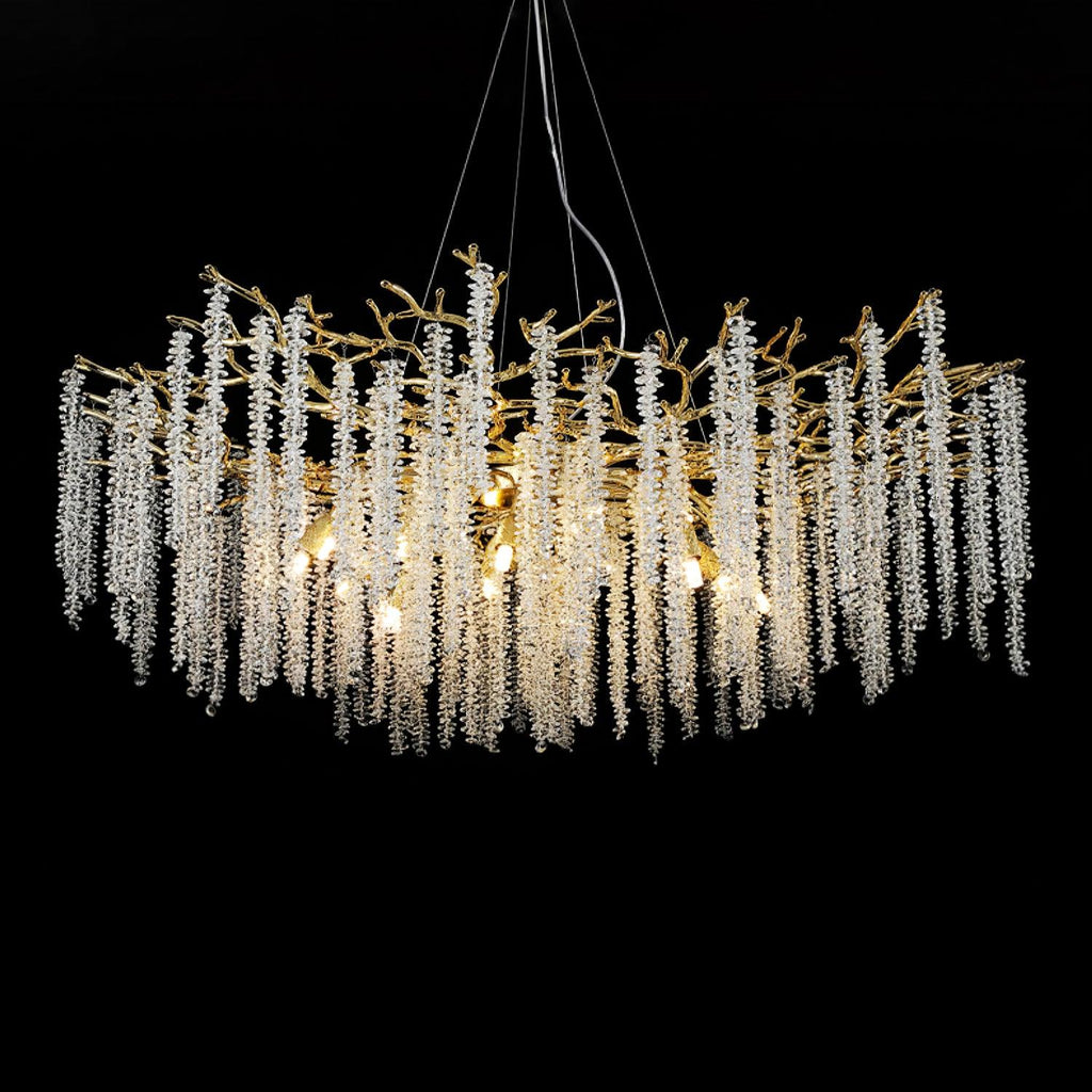 Briselle Glass Chandelier-Moonnatur