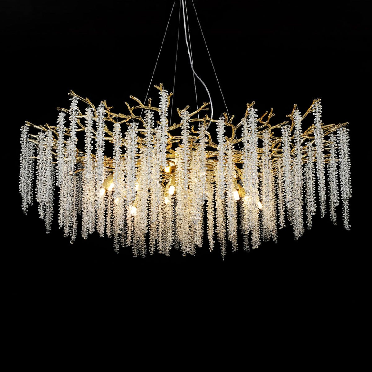 Briselle Glass Chandelier-Moonnatur