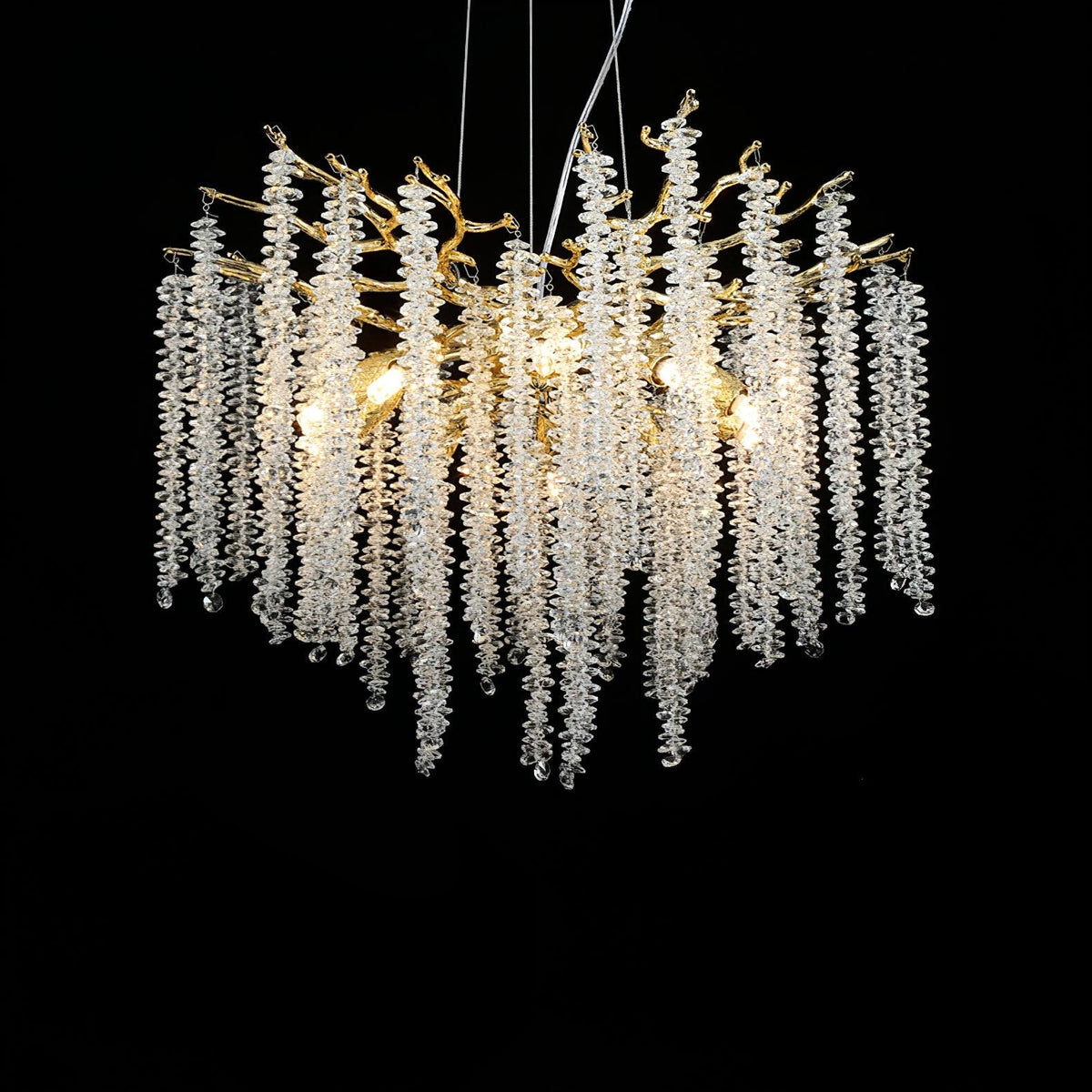 Briselle Glass Chandelier-Moonnatur