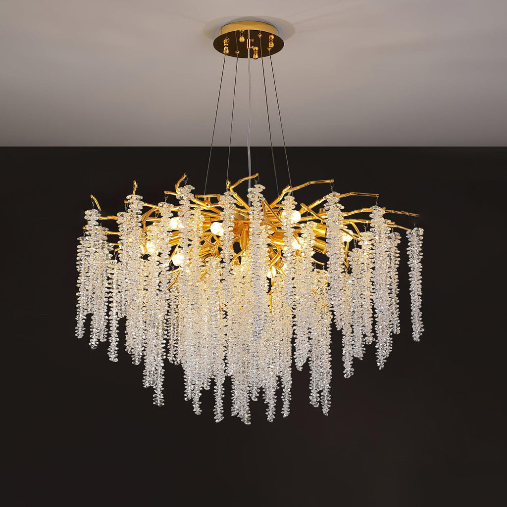 Briselle Glass Chandelier-Moonnatur