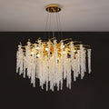 Briselle Glass Chandelier-Moonnatur