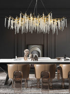 Briselle Glass Chandelier-Moonnatur