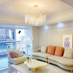 Briselle Glass Chandelier-Moonnatur