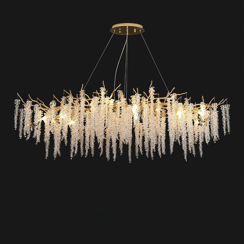 Briselle Glass Chandelier-Moonnatur