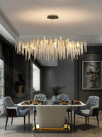 Briselle Glass Chandelier-Moonnatur