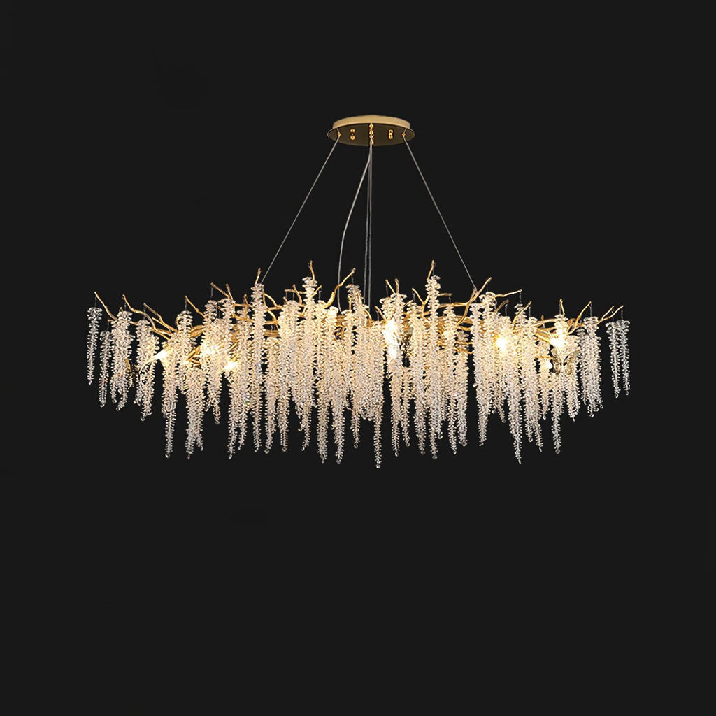Briselle Glass Chandelier-Moonnatur
