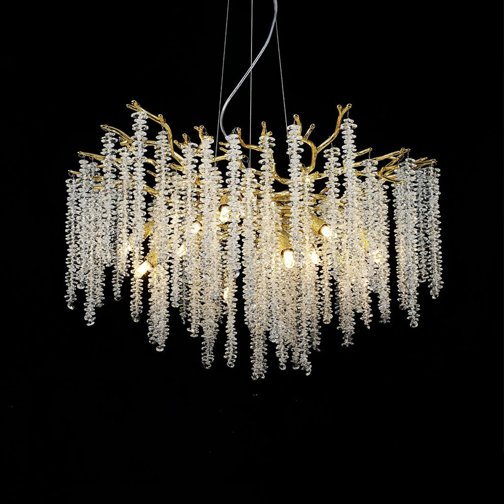 Briselle Glass Chandelier-Moonnatur