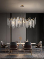 Briselle Glass Chandelier-Moonnatur