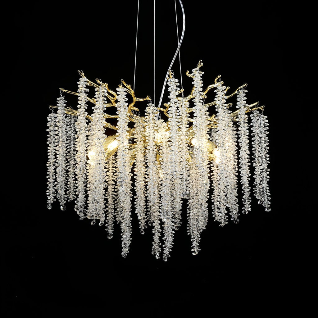 Briselle Glass Chandelier-Moonnatur