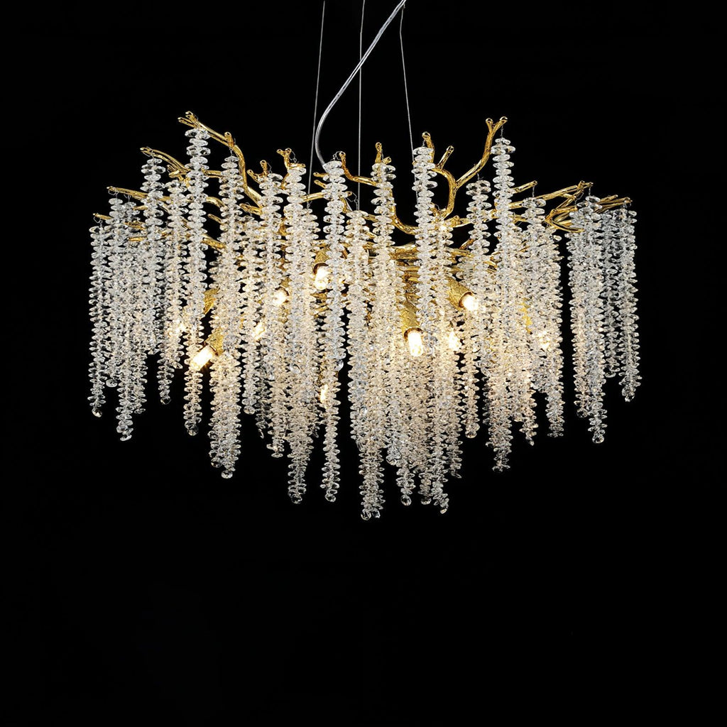Briselle Glass Chandelier-Moonnatur