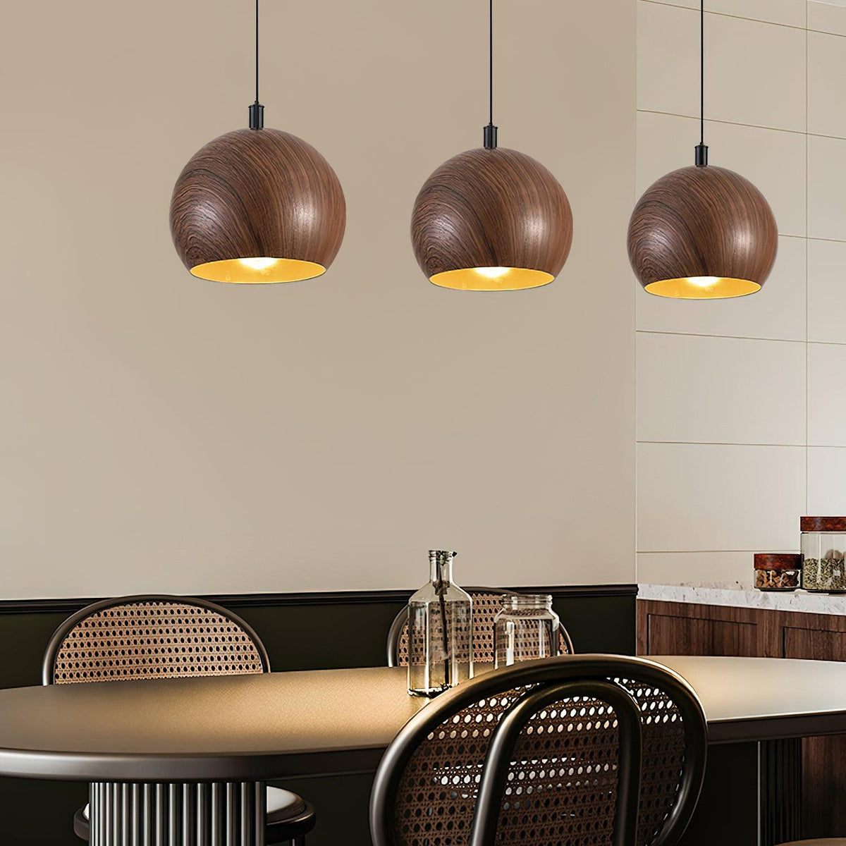 Rowenina Iron Pendant Light-Moonnatur