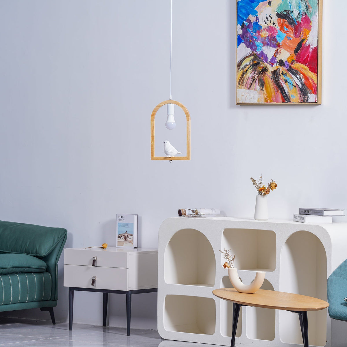 Arlenia Resin Pendant Light-Moonnatur