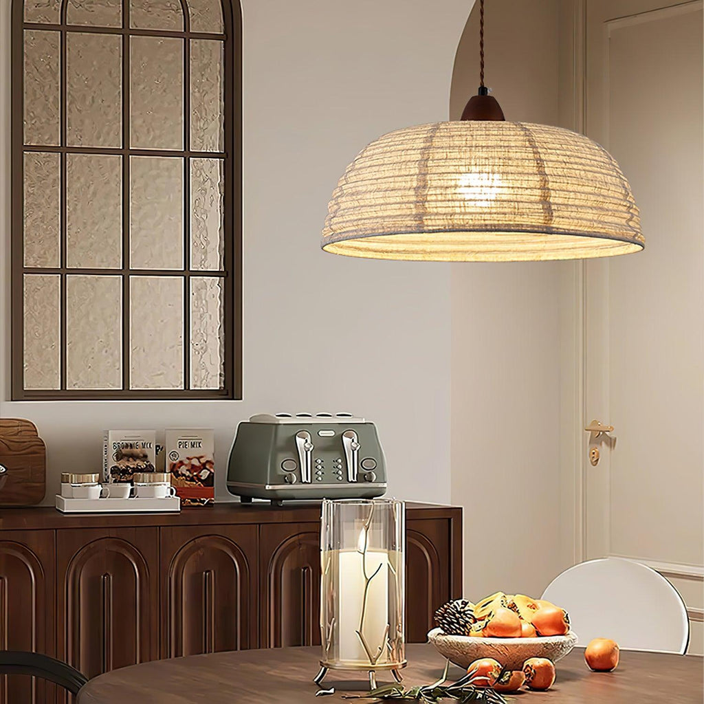 Norreniel Fabric Pendant Light-Moonnatur