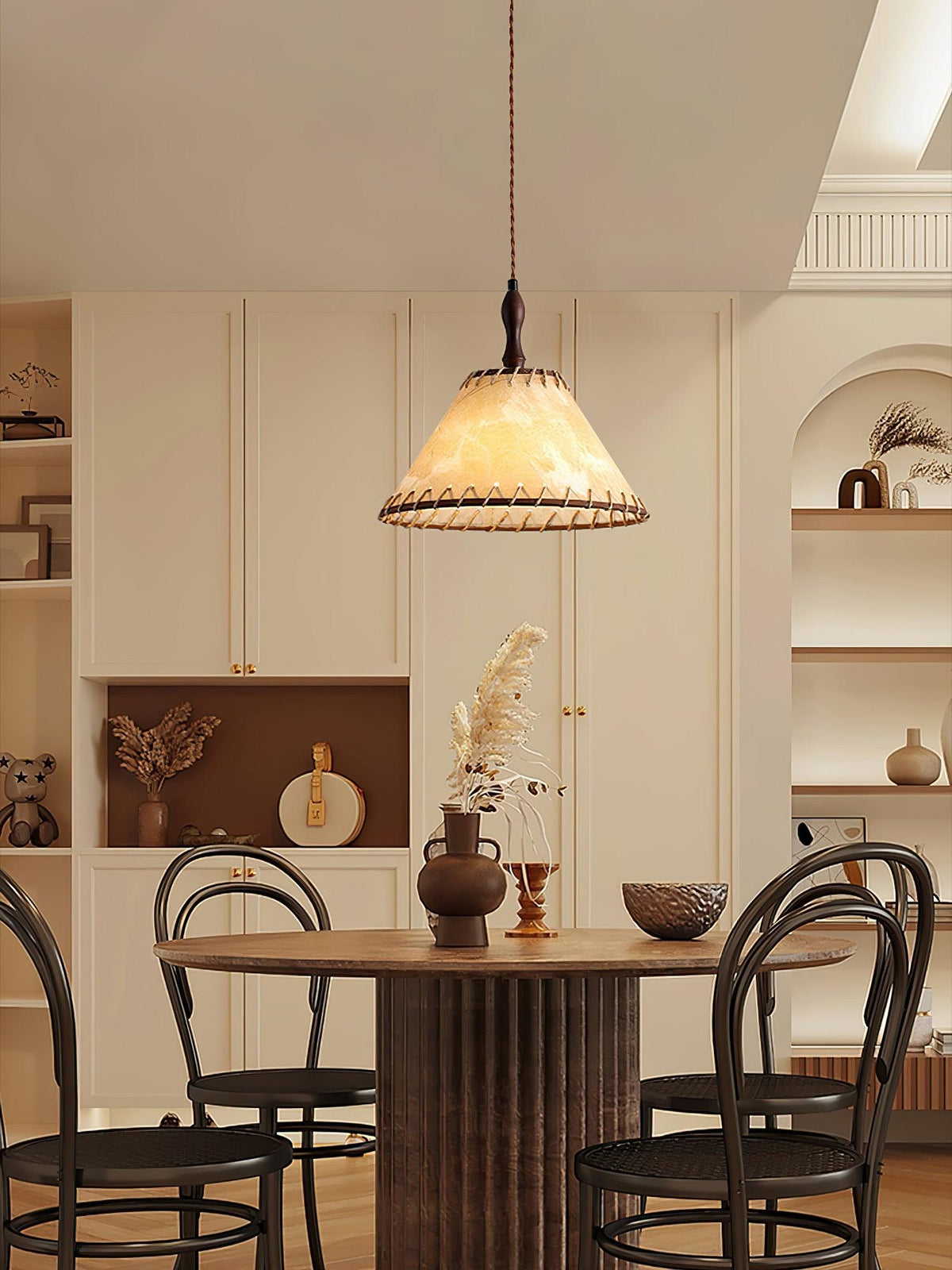 Norreniel Fabric Pendant Light-Moonnatur