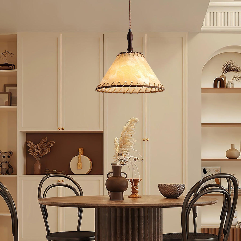 Norreniel Fabric Pendant Light-Moonnatur