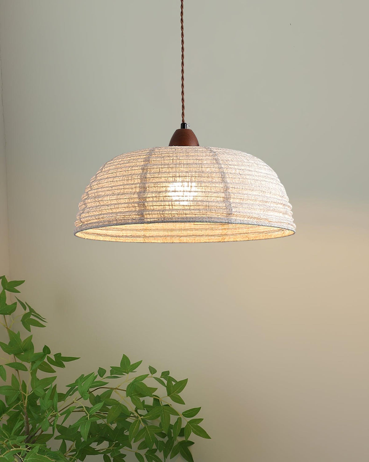 Norreniel Fabric Pendant Light-Moonnatur