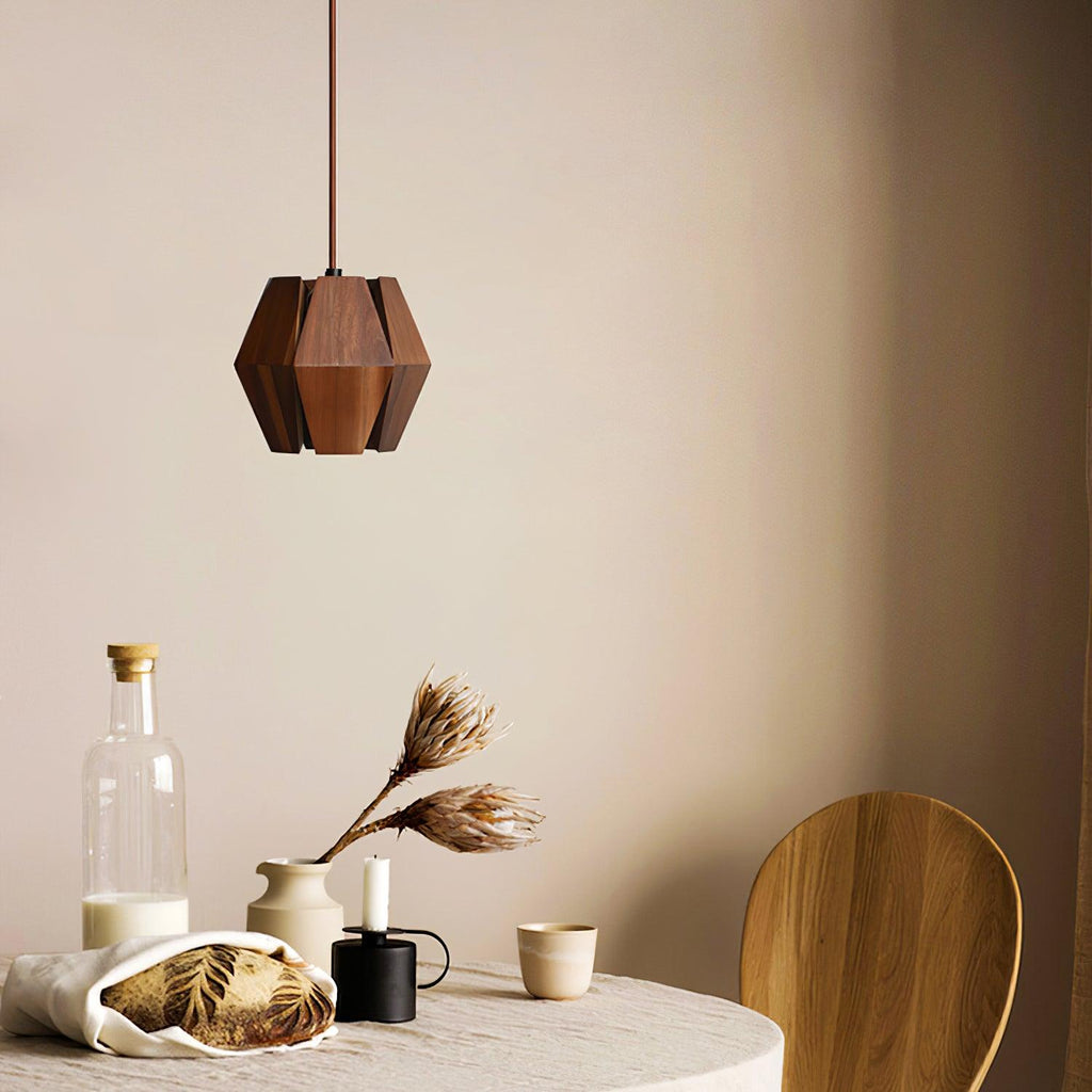 Ainsbrook Wood Pendant Light-Moonnatur