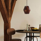 Ainsbrook Wood Pendant Light-Moonnatur