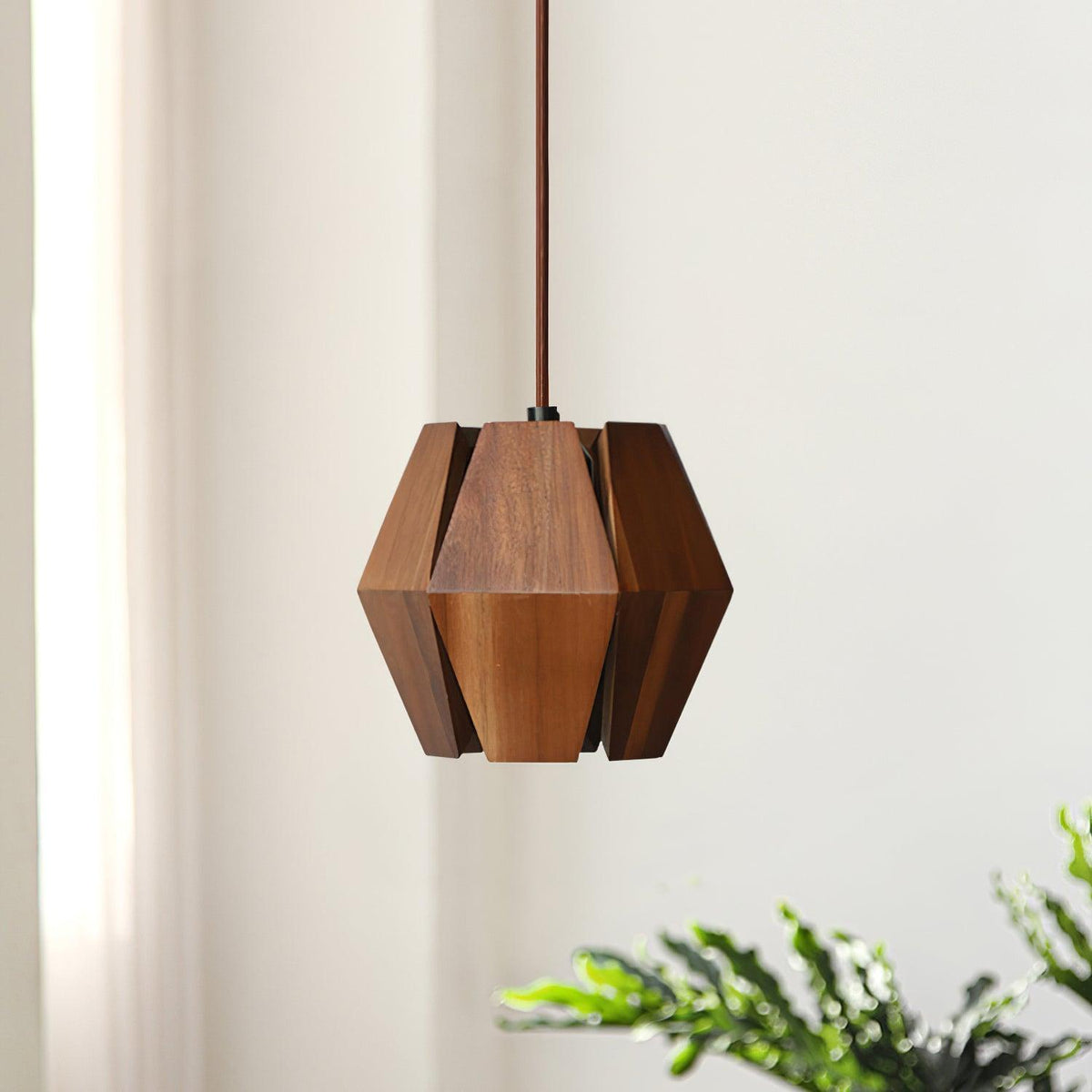 Ainsbrook Wood Pendant Light-Moonnatur