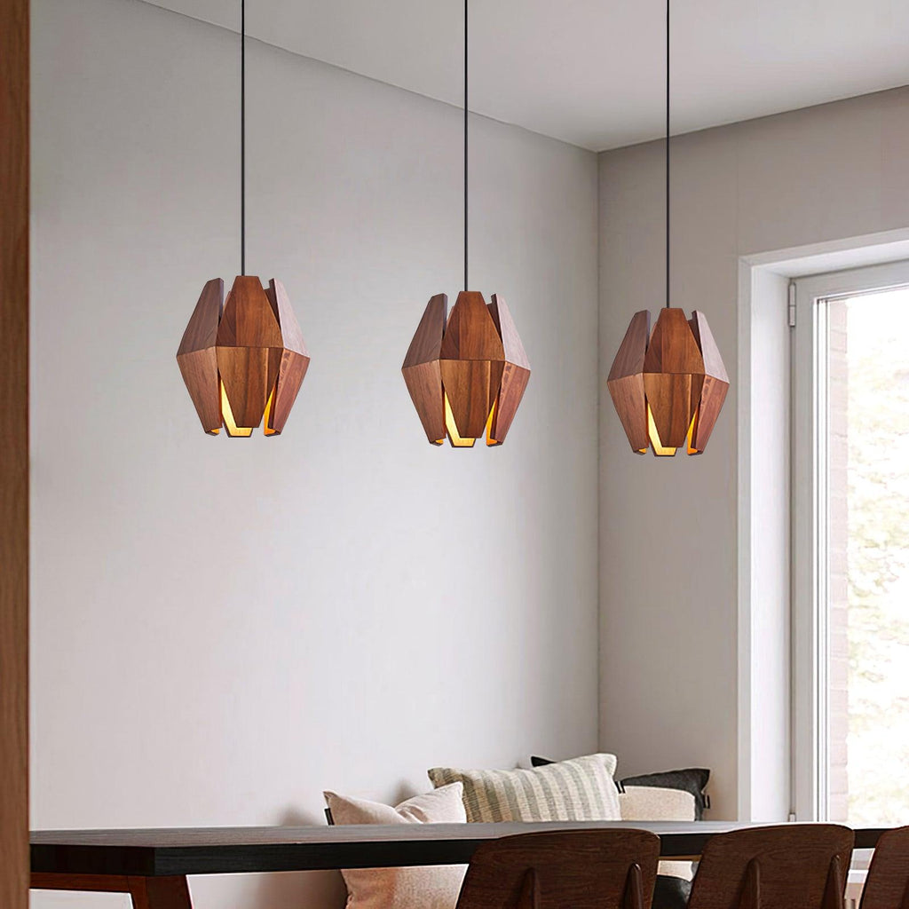 Ainsbrook Wood Pendant Light-Moonnatur