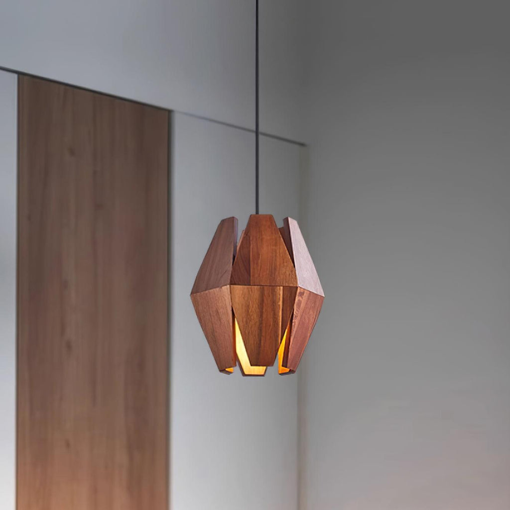 Ainsbrook Wood Pendant Light-Moonnatur