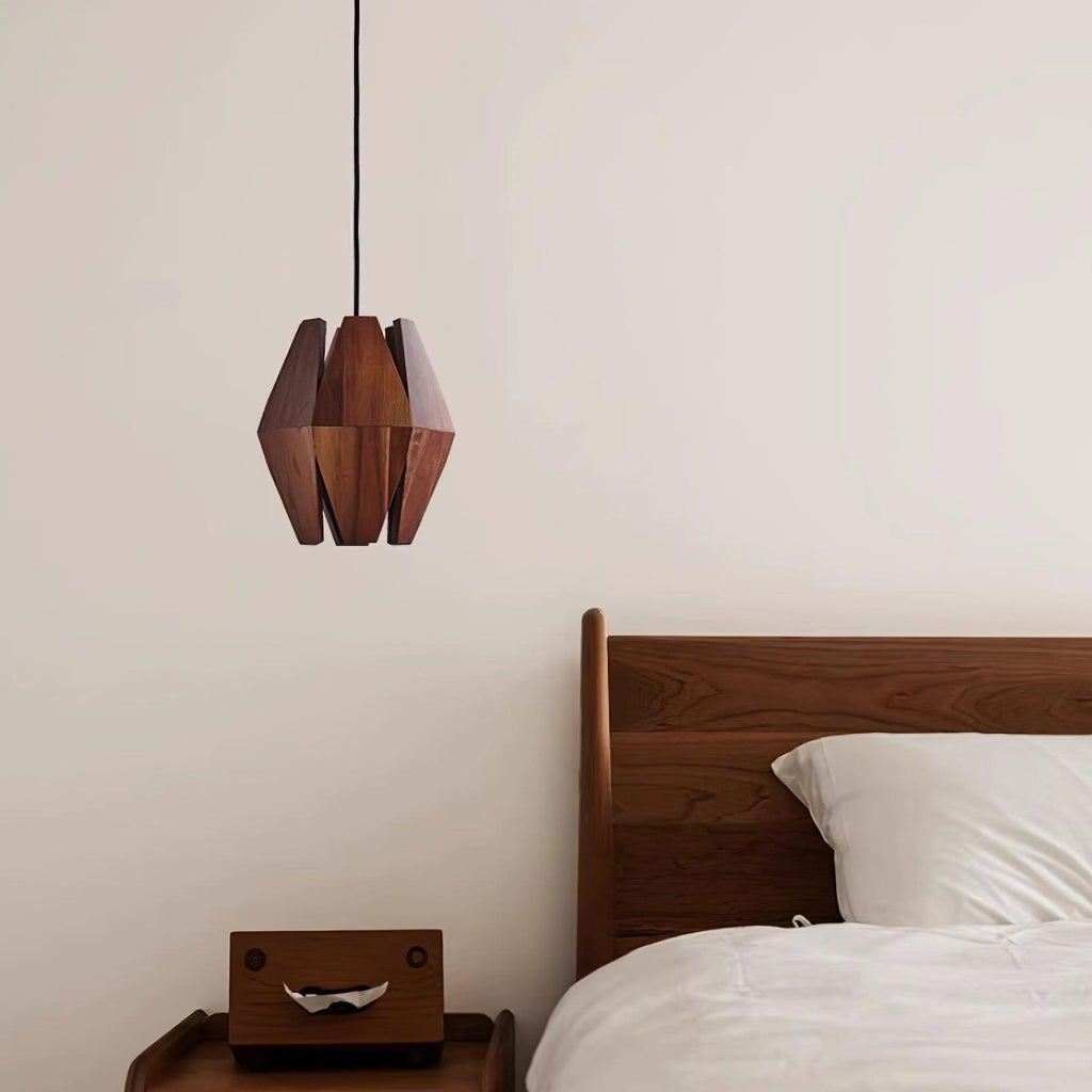 Ainsbrook Wood Pendant Light-Moonnatur
