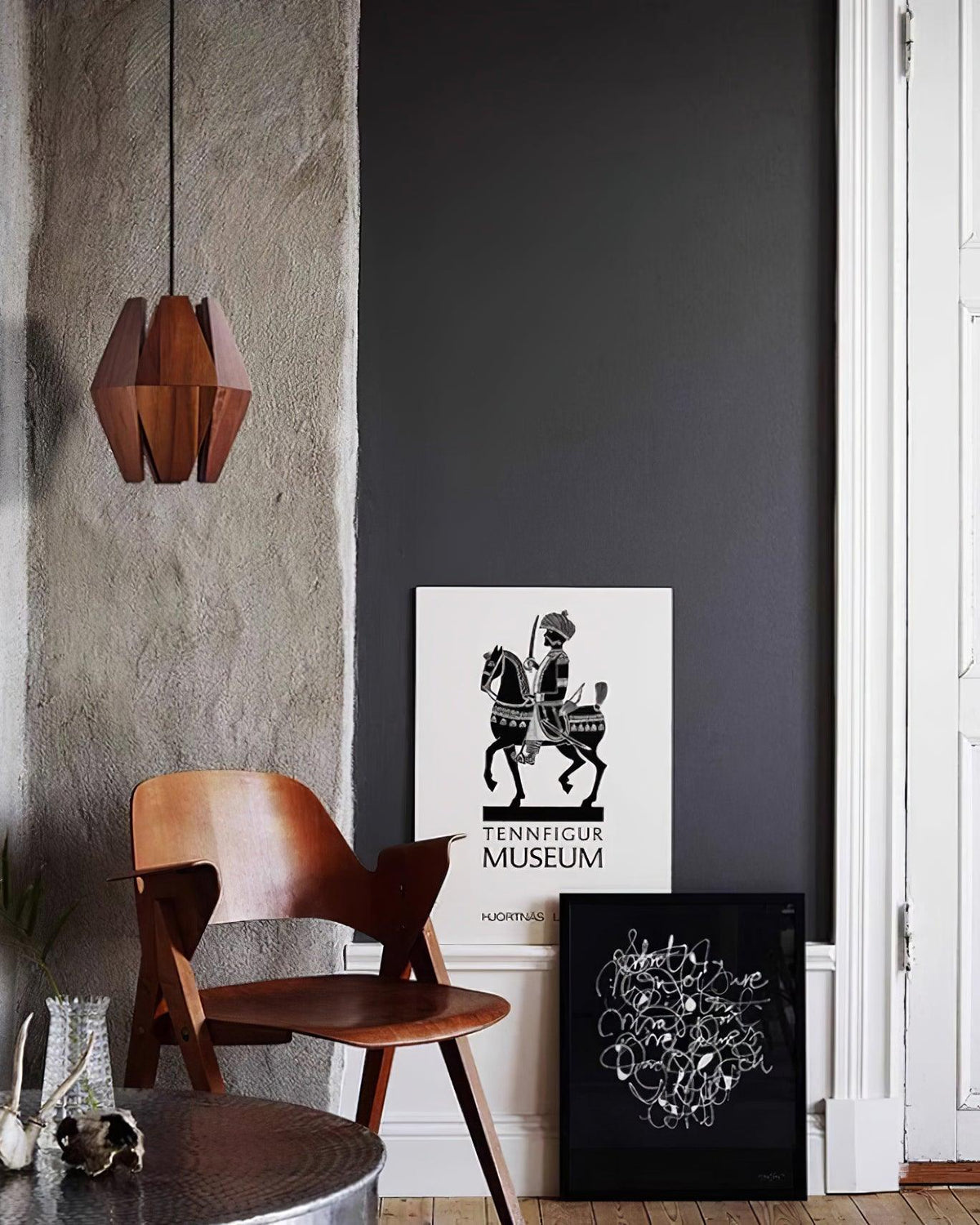 Ainsbrook Wood Pendant Light-Moonnatur
